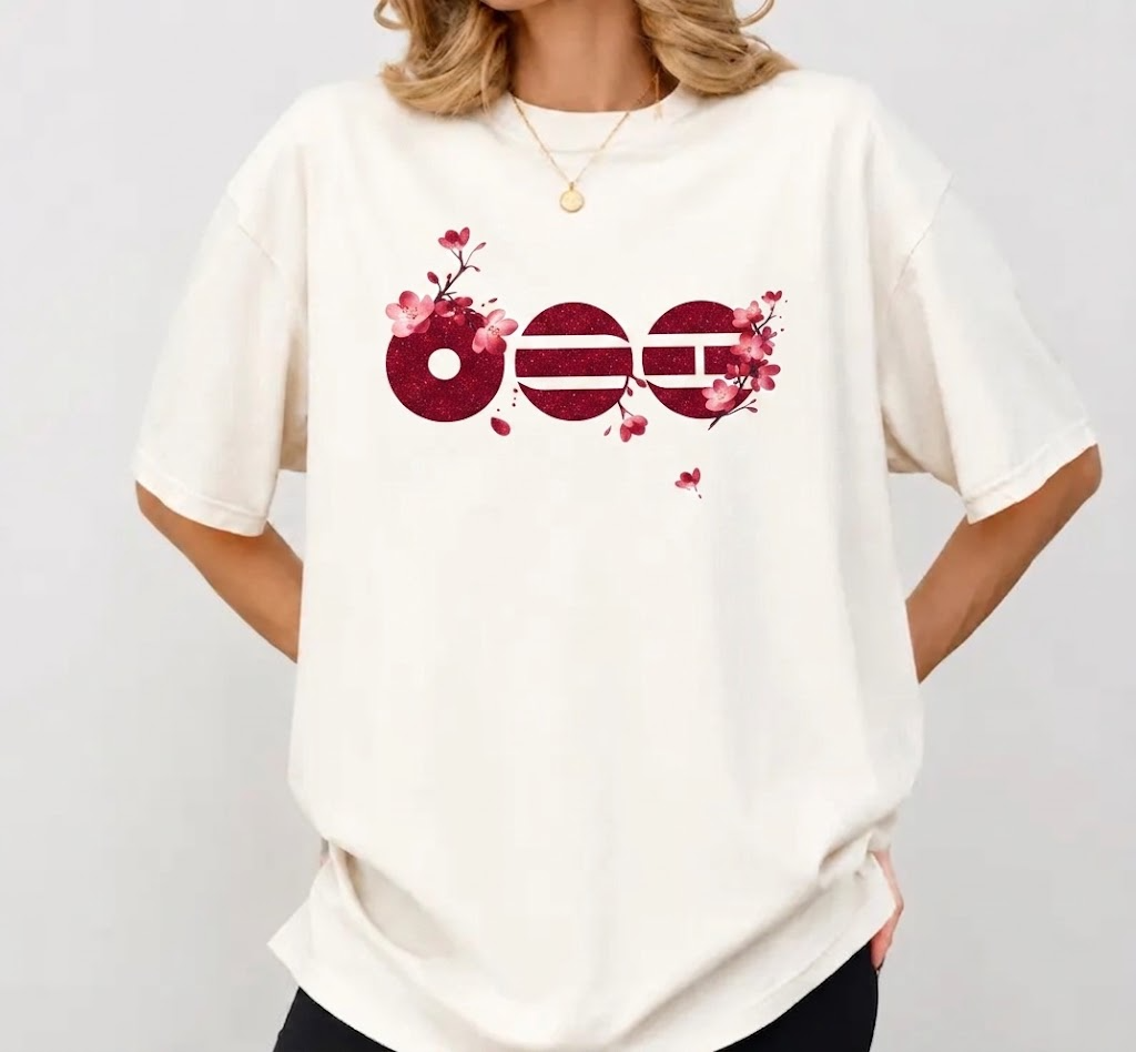 Arirang Floral Kpop Shirt