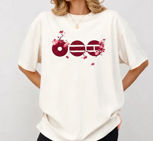 Arirang Floral Kpop Shirt