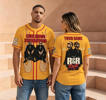 Custom R&B Tour Baseball Jersey Collection
