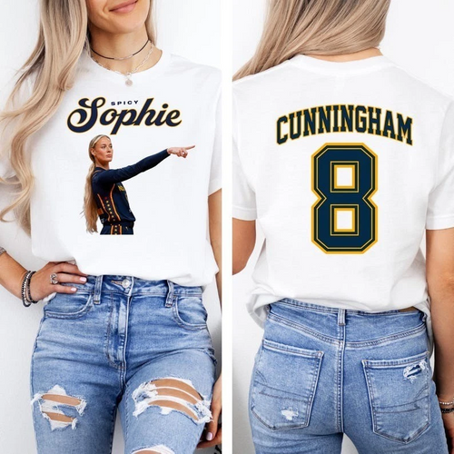 Spicy Sophie Cunningham Shirt, WNBA Basketball Fan Tee, Retro Comfort Colors Graphic T-Shirt