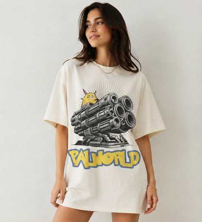 Palworld Gunner Oversized Gaming Shirt
