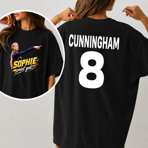 Sophie Point God Cunningham Shirt, WNBA Basketball Fan Tee, Retro Comfort Colors Graphic T-Shirt