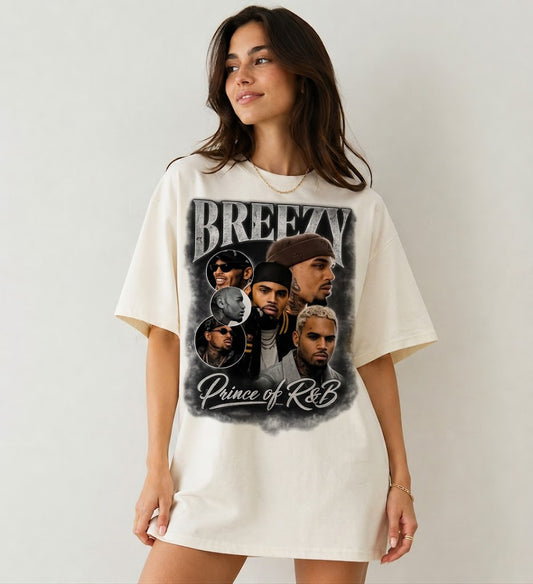 Breezy "Prince of R&B" Vintage Comfort Colors Tee