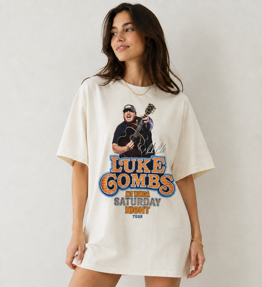 Gildan Vintage Hilary Duff The Lucky Me Tour Concert Graphic Tee Shirt