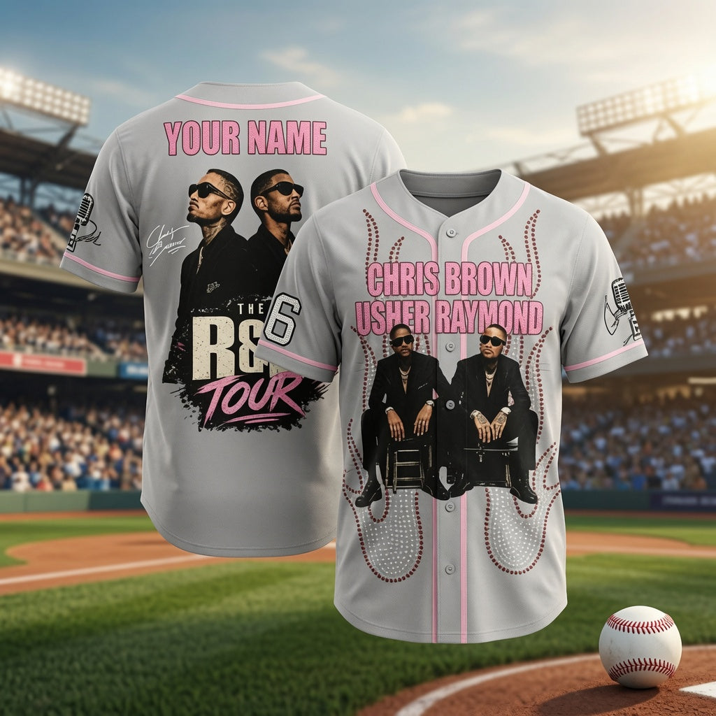 Custom R&B Tour Baseball Jersey Collection