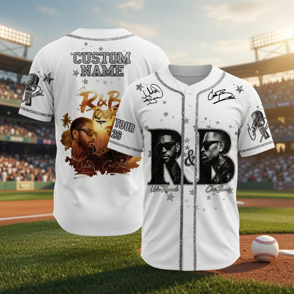 Custom R&B Tour Baseball Jersey