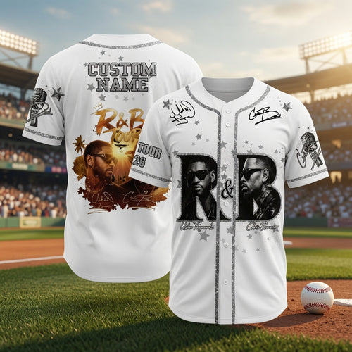 Custom R&B Tour Baseball Jersey