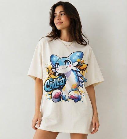 Chillet Palworld T-Shirt, Cute Chillet Anime Tee, Gamer Gift