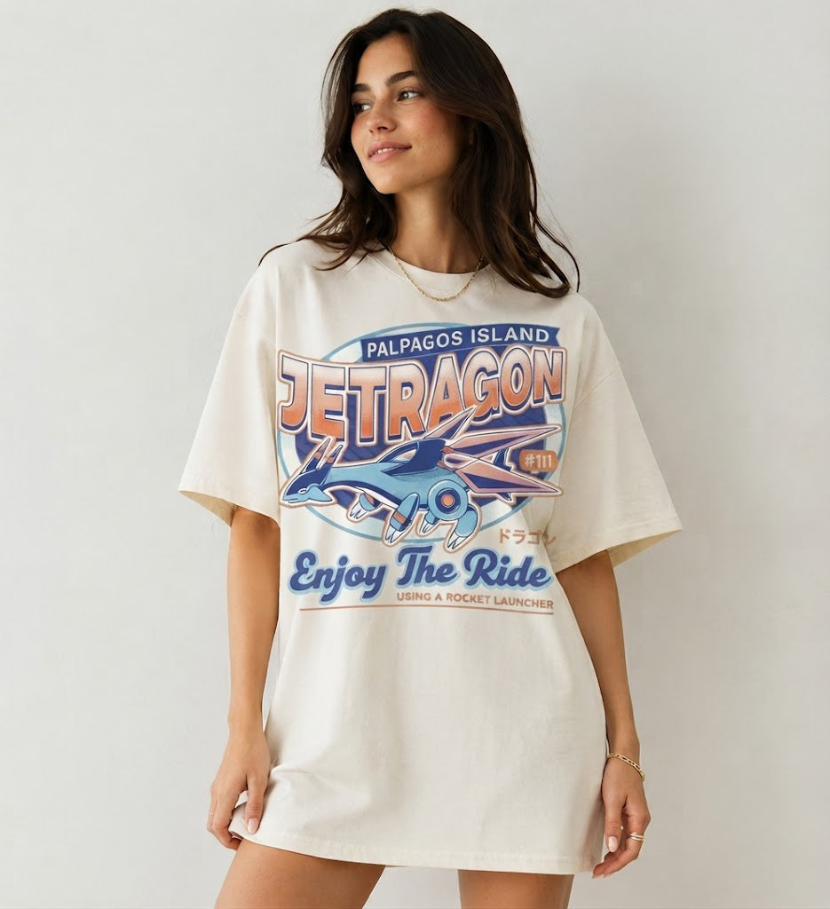 Jetragon Palworld T-Shirt, Palpagos Island Vintage Tee, Gamer Gift