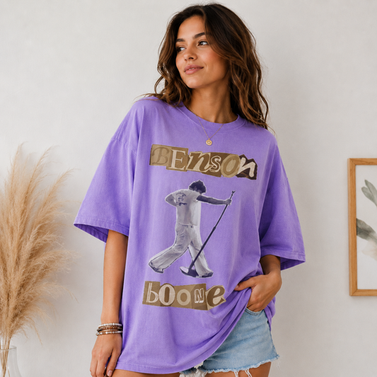 Benson Boone Vintage Purple Comfort Colors Tee