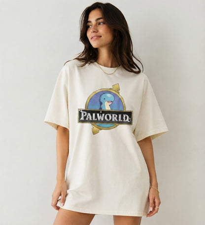 Palworld Mascot Oversized Gaming Shirt
