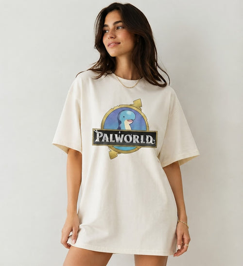 Palworld Mascot Oversized Gaming Shirt