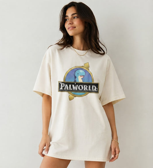 Palworld Mascot Oversized Gaming Shirt