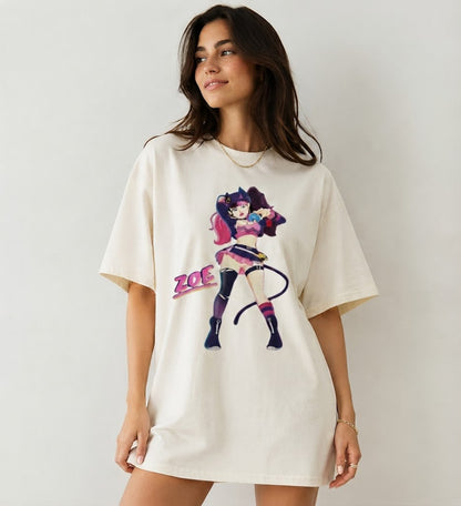 Palworld Zoe Anime Graphic Tee