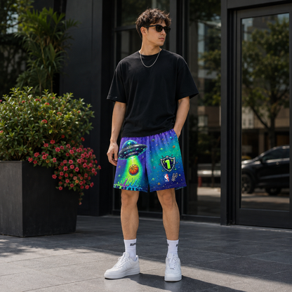 Victor Wembanyama 1 Alien UFO Space Basketball Jersey Shorts