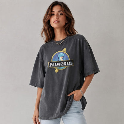 Palworld Mascot Oversized Gaming Shirt