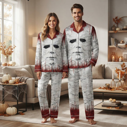 Michael Myers White Pajama Set