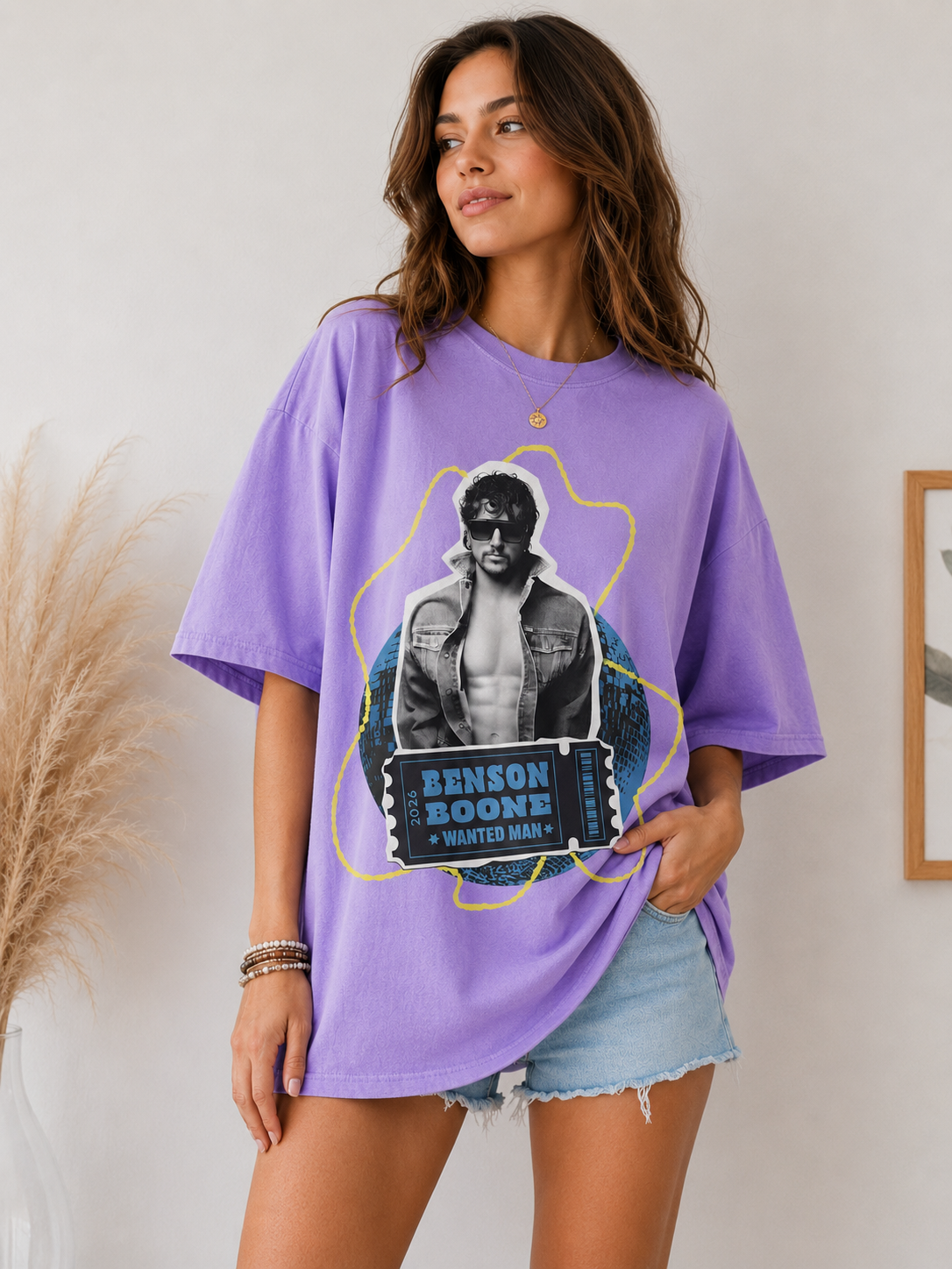 Benson Boone Wanted Man 2026 Ticket Tee