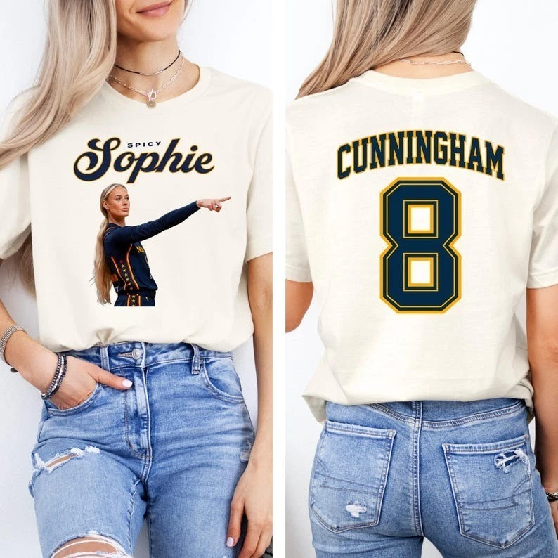 Spicy Sophie Cunningham Shirt, WNBA Basketball Fan Tee, Retro Comfort Colors Graphic T-Shirt