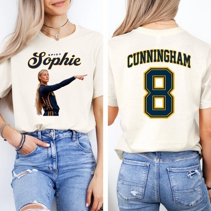 Spicy Sophie Cunningham Shirt, WNBA Basketball Fan Tee, Retro Comfort Colors Graphic T-Shirt