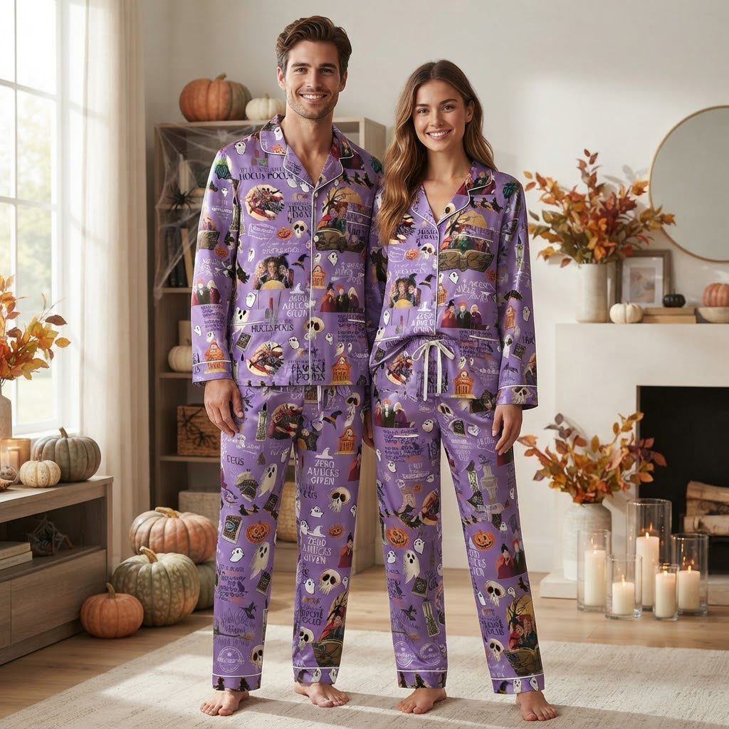 Hocus Pocus Purple Pajama Set