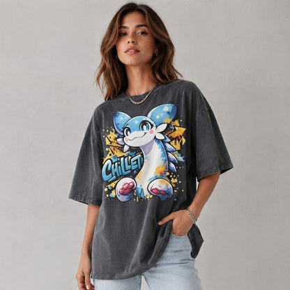 Chillet Palworld T-Shirt, Cute Chillet Anime Tee, Gamer Gift