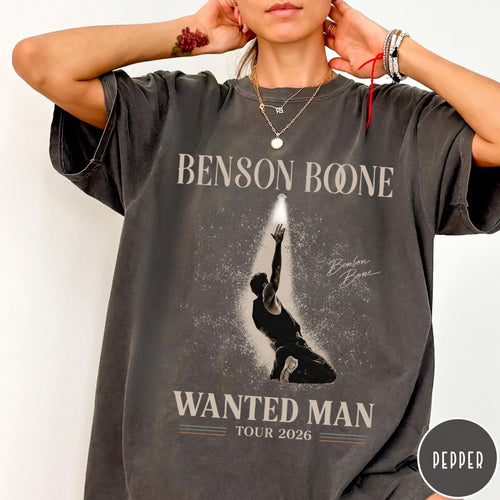 Vintage Benson Boone Wanted Man Tour 2026 Shirt