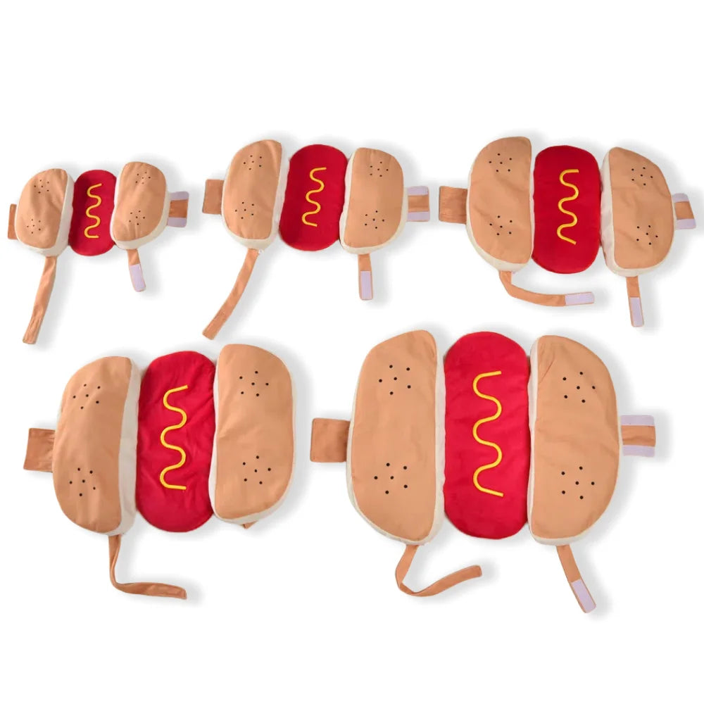 Halloween Hot Dog Costume for Small & Large Dogs and Cats