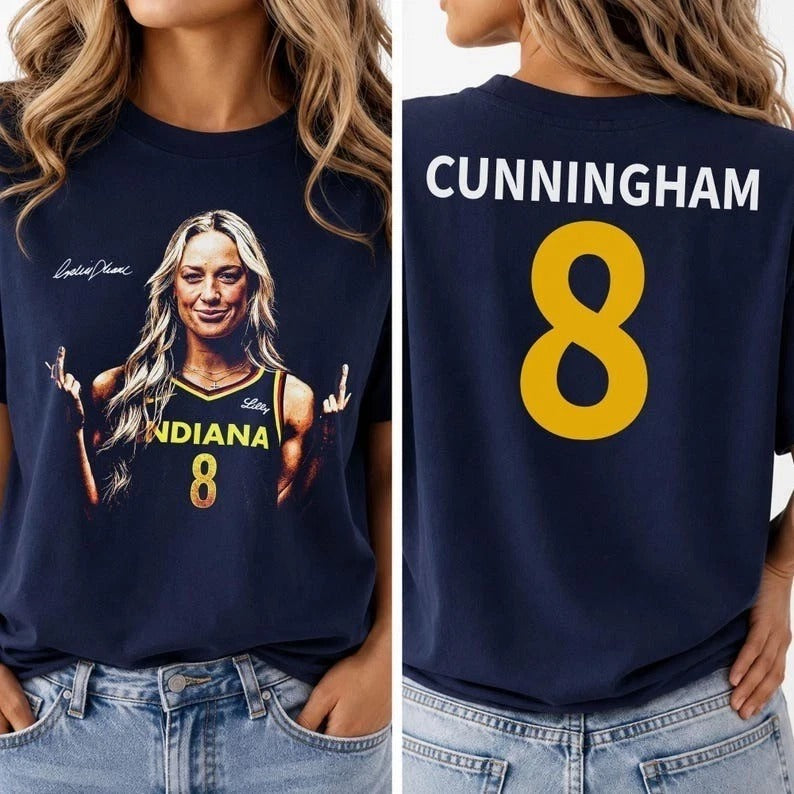 Retro WNBA Player Graphic Tee, Sophie Cunningham #8 Comfort Colors Shirt