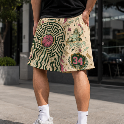 Giannis Antetokounmpo 34 Greek Freak Basketball Jersey Shorts