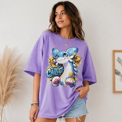 Chillet Palworld T-Shirt, Cute Chillet Anime Tee, Gamer Gift