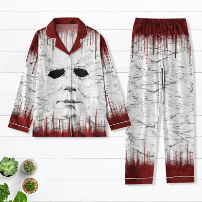 Michael Myers White Pajama Set