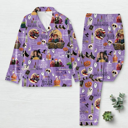 Hocus Pocus Purple Pajama Set