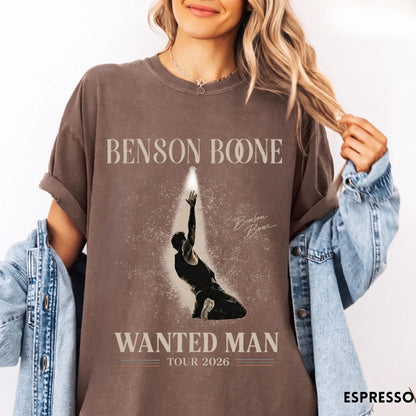 Vintage Benson Boone Wanted Man Tour 2026 Shirt