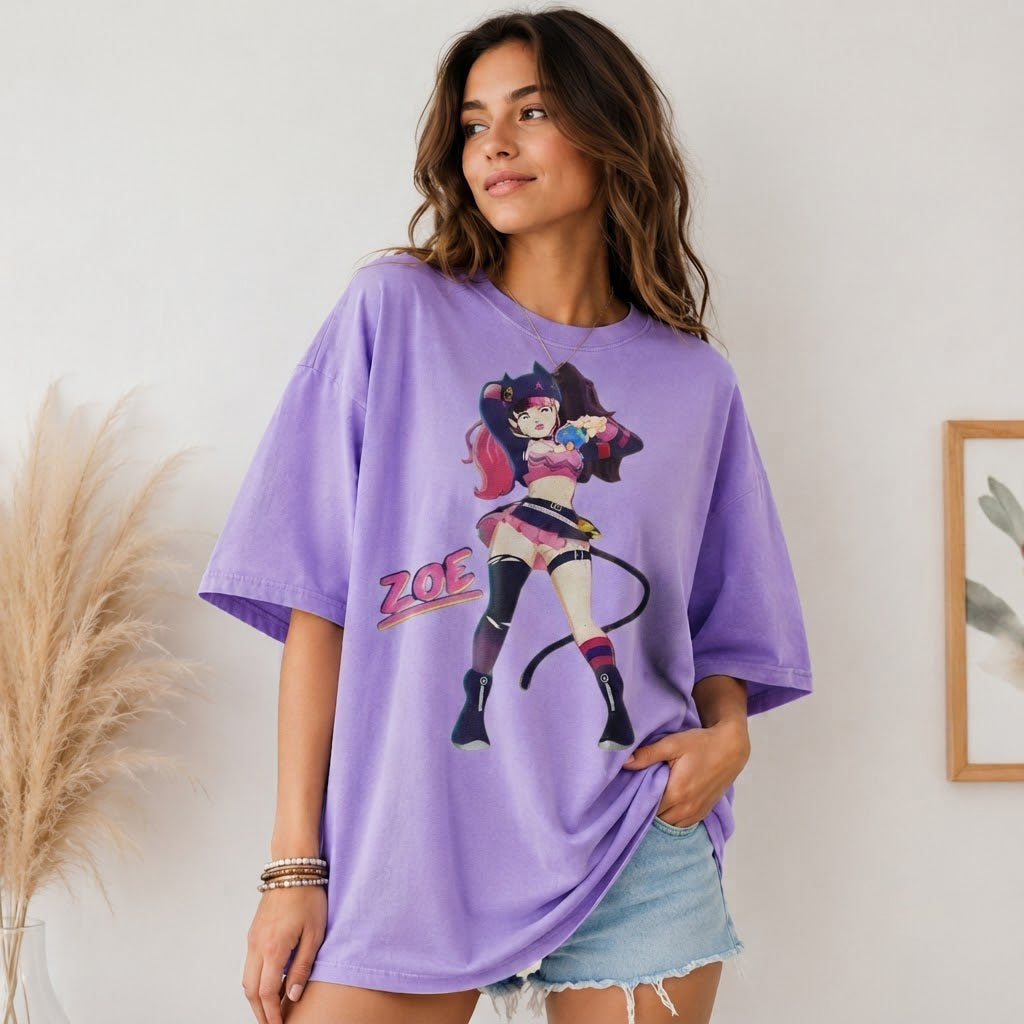 Palworld Zoe Anime Graphic Tee