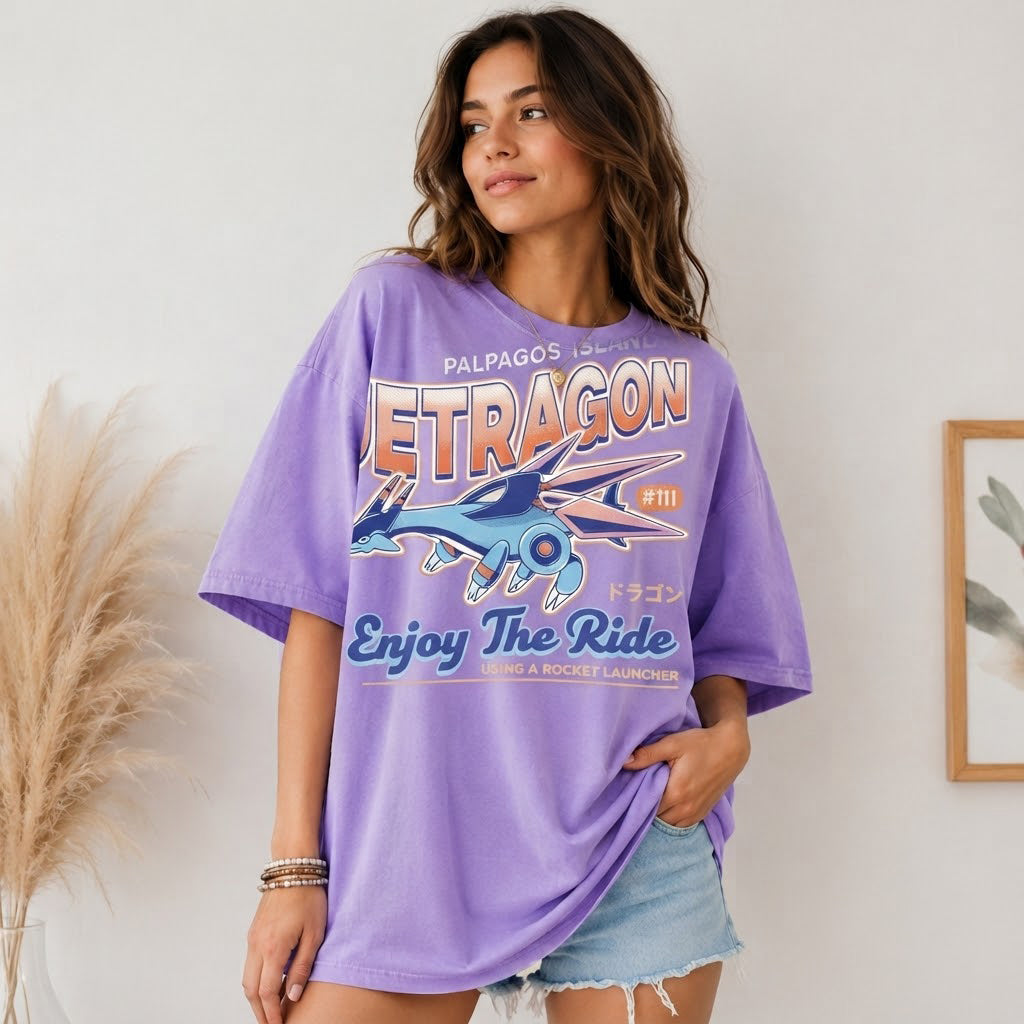 Jetragon Palworld T-Shirt, Palpagos Island Vintage Tee, Gamer Gift