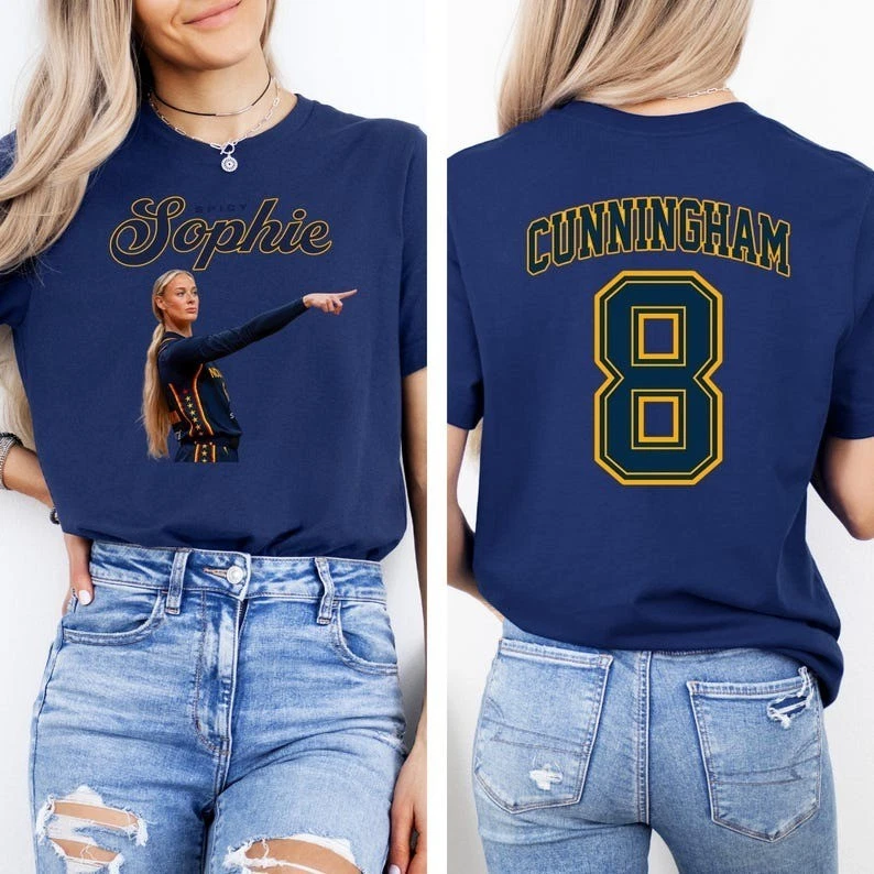 Spicy Sophie Cunningham Shirt, WNBA Basketball Fan Tee, Retro Comfort Colors Graphic T-Shirt