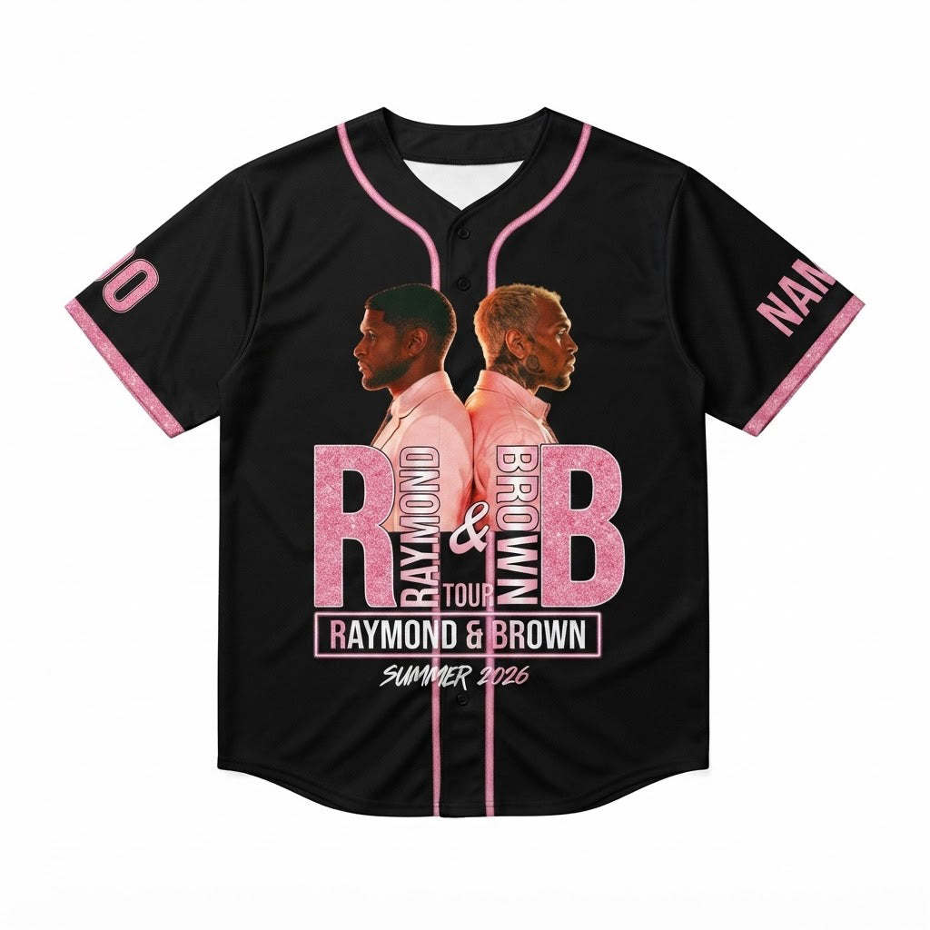 R&B Raymond & Brown Summer 2026 Tour Baseball Jersey