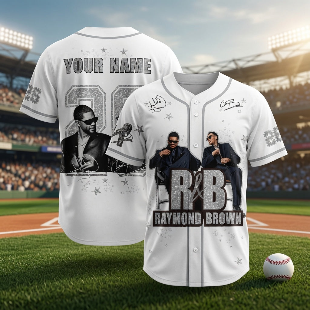 Custom R&B Gold Baseball Jersey