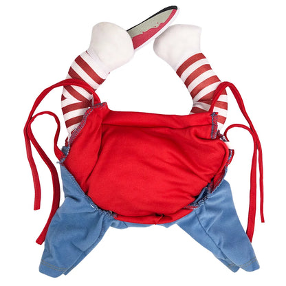 Chucky Pet Costume - Halloween Cat Outfit