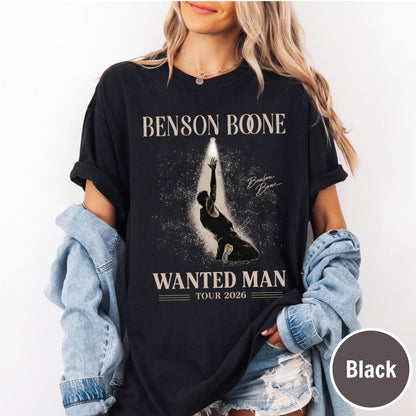 Vintage Benson Boone Wanted Man Tour 2026 Shirt