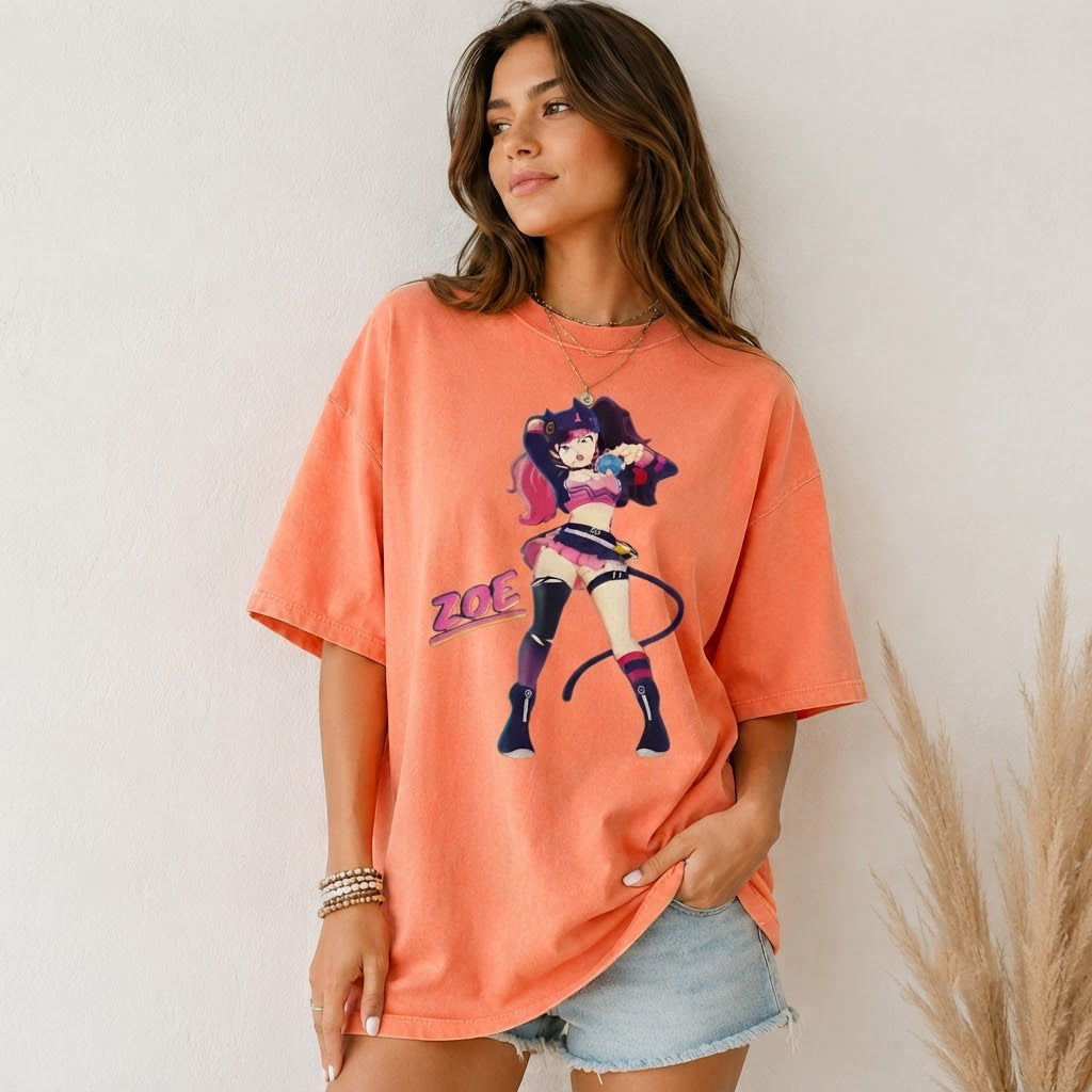Palworld Zoe Anime Graphic Tee
