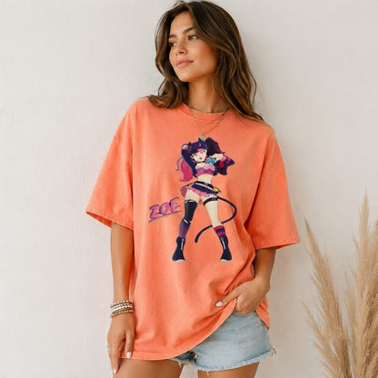 Palworld Zoe Anime Graphic Tee