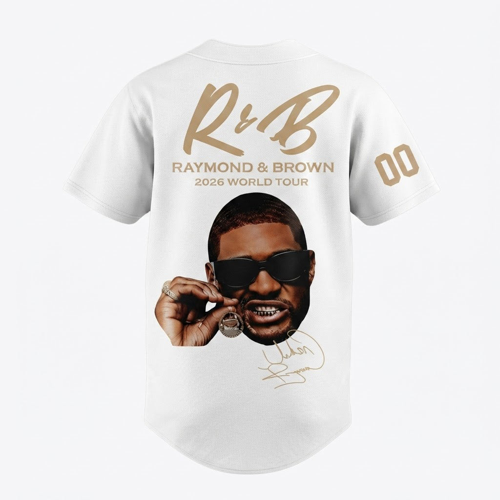 R&B Raymond & Brown 2026 World Tour Baseball Jersey