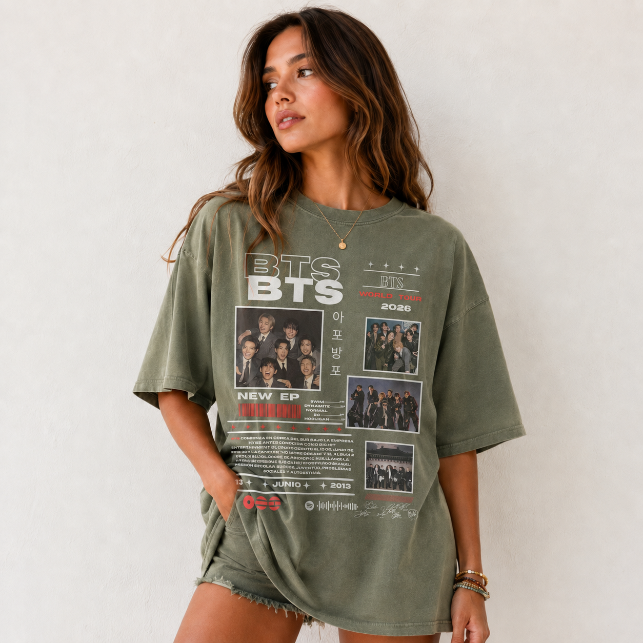 BTS World Tour 2026 Concert Comfort Colors Shirt Retro Bootleg Tee
