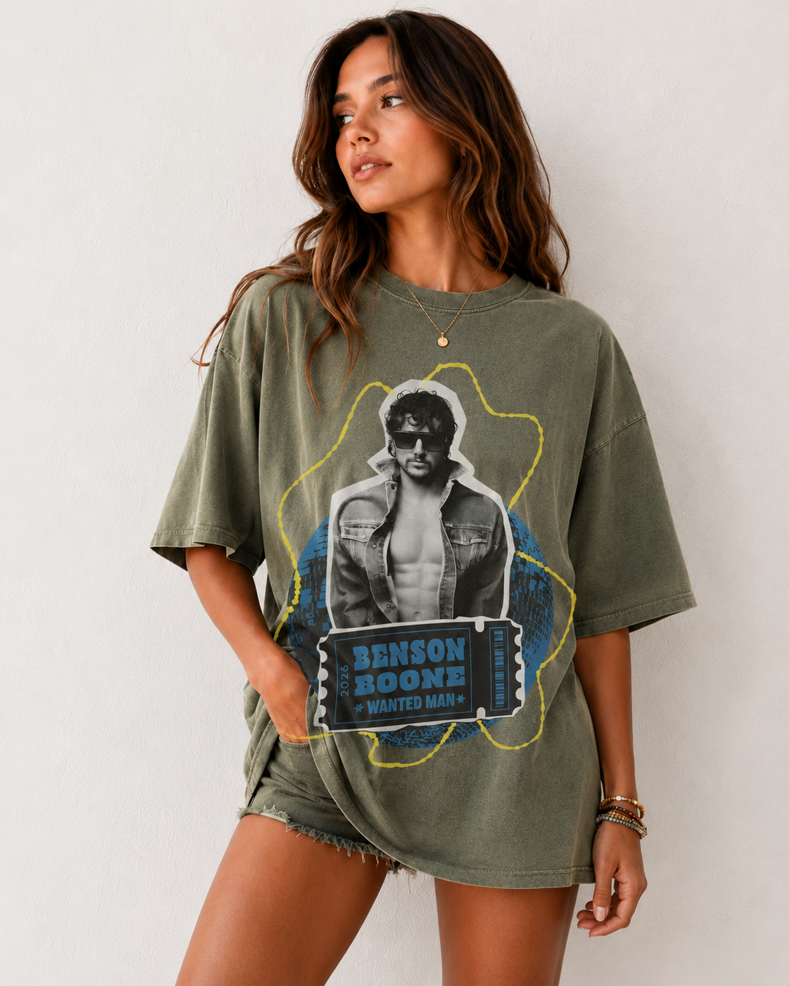 Benson Boone Wanted Man 2026 Ticket Tee