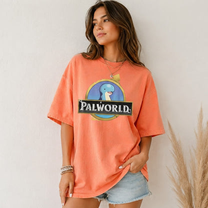 Palworld Mascot Oversized Gaming Shirt