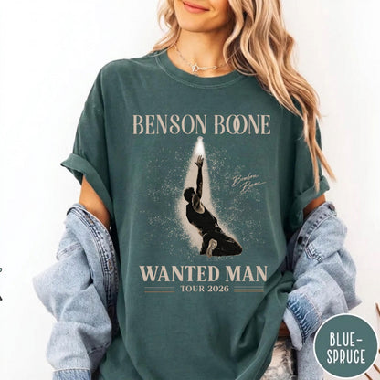 Vintage Benson Boone Wanted Man Tour 2026 Shirt