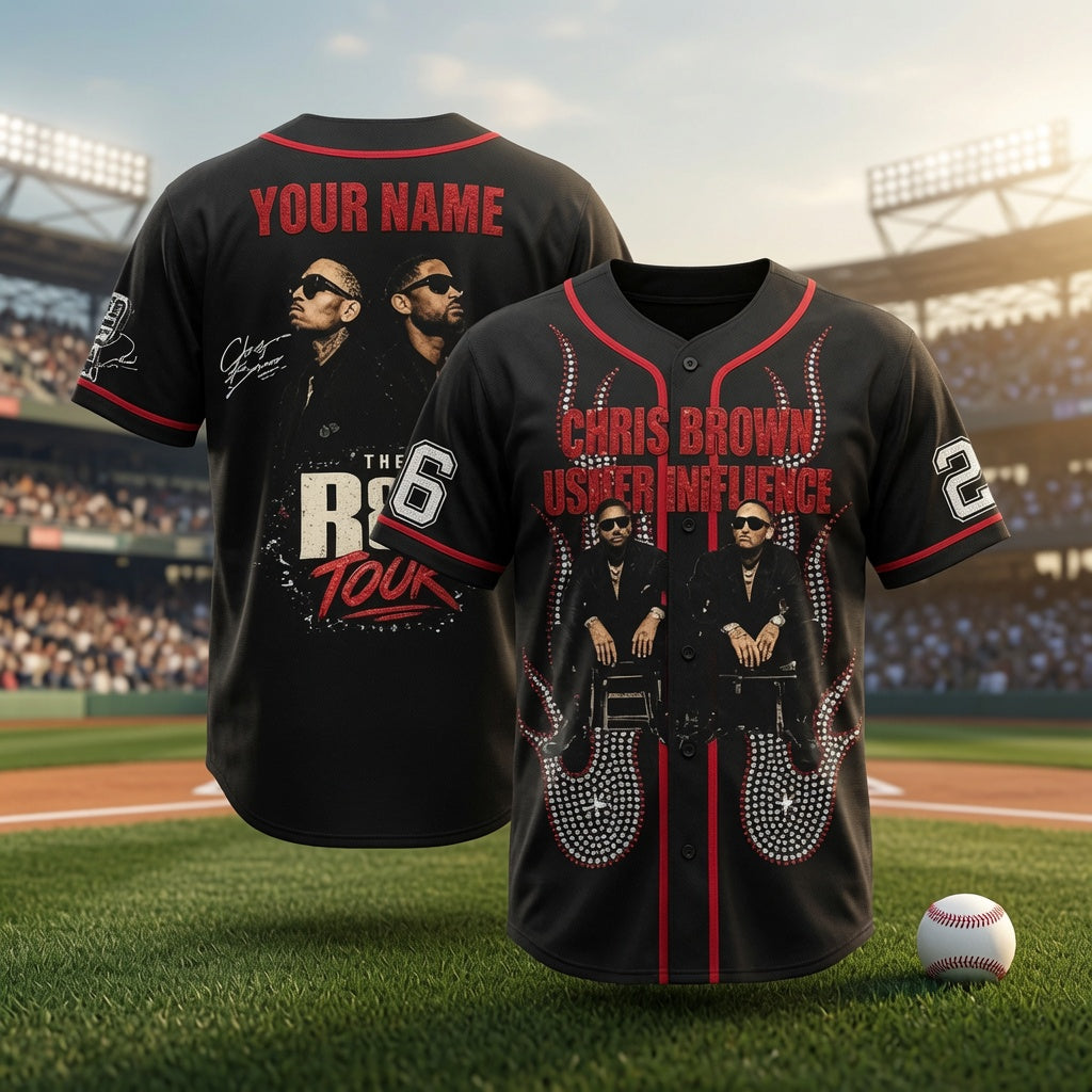 Custom R&B Tour Baseball Jersey Collection