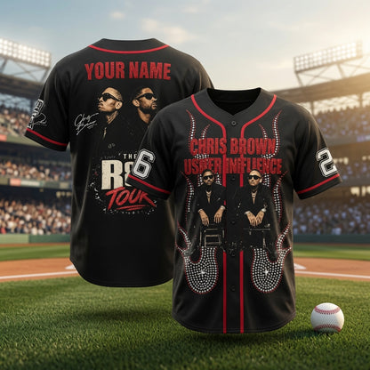 Custom R&B Tour Baseball Jersey Collection